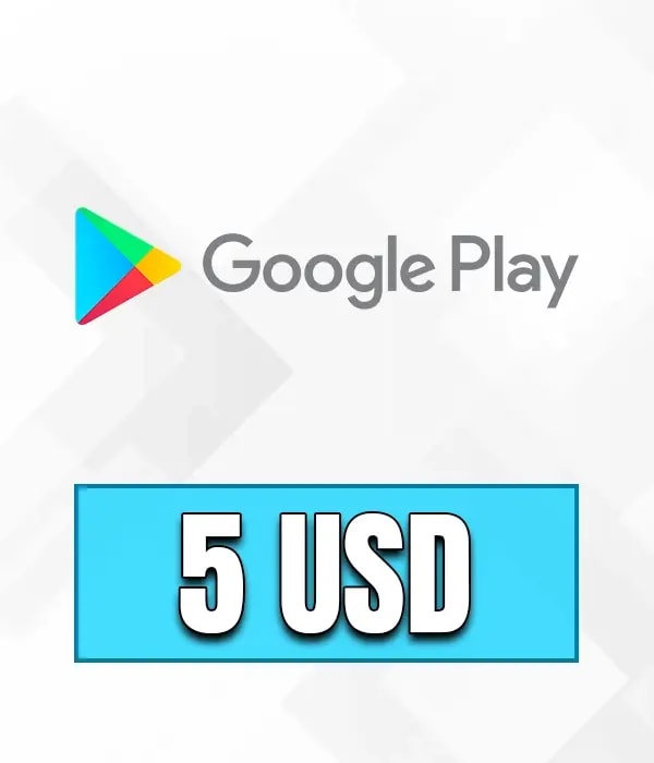 Google Play 5 USD Gift Card