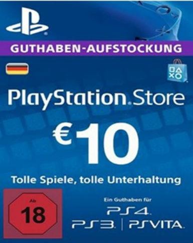 Playstation Network Card (PSN) 10 EUR (Germany)
