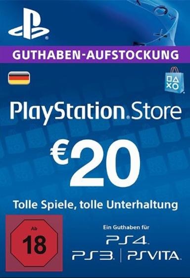 Playstation Network Card (PSN) 20 EUR (Germany)