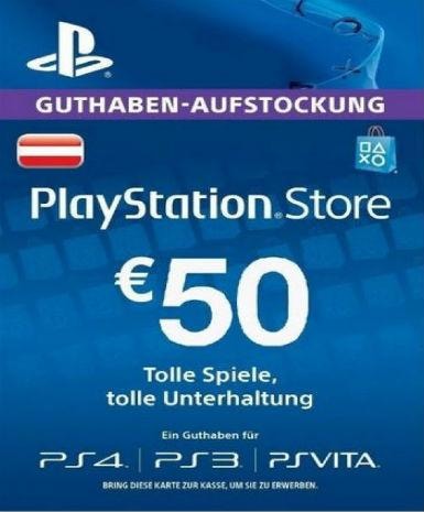 Playstation Network Card (PSN) 50 EUR (Austria)