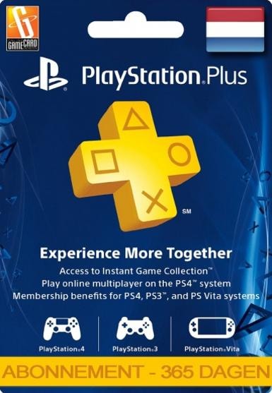Playstation Plus Card (PSN) 365 Days (Netherlands)