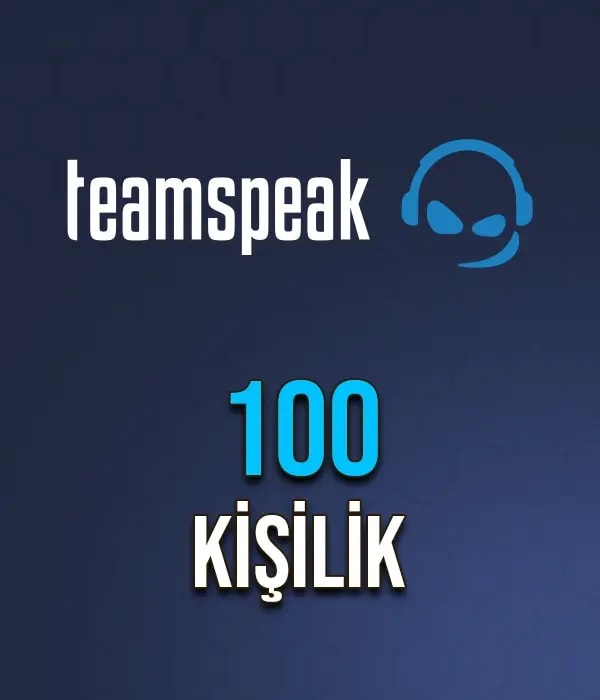 Teamspeak 3 - 100 Kişilik