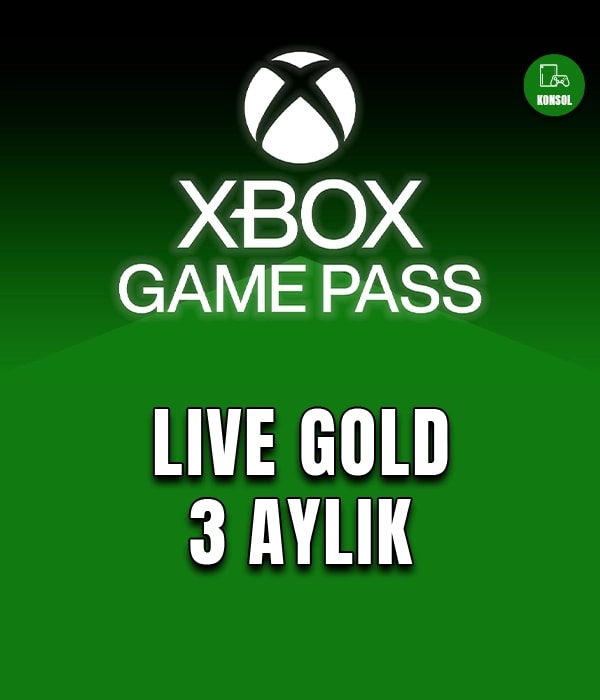 Xbox Live Gold 3 Aylık ( Konsol)